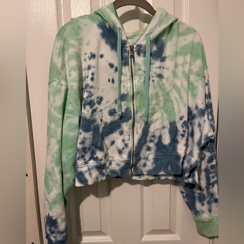 Aeropostale tie-dye cropped sweater Small